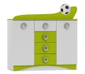 Komoda dziecięca FOOTBALL N12 – 120x107 cm – Meble dla dzieci