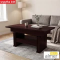 Ława Ławostół Rozkładany Podnoszony L29 z Szufladą 120-200cm Kasztan Wenge – Wysyłka 24h