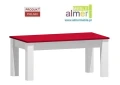 Stolik dziecięcy SUPER CAR N17 110x60 cm – Biało-Czerwony | Meble Almer