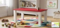 Stolik dziecięcy SUPER CAR N17 110x60 cm – Biało-Czerwony | Meble Almer