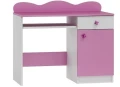 Biurko dla dziewczynki MAJA NB10N 100x50 cm – Biel / Róż