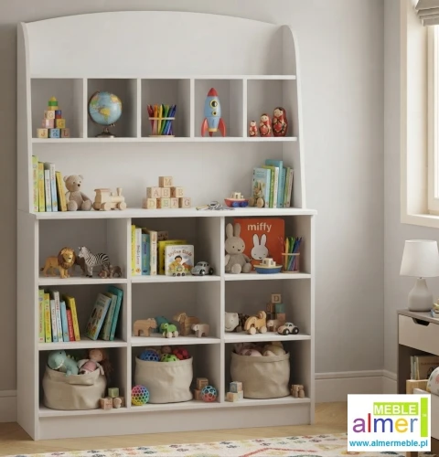 Komoda z nadstawką dla dziecka BRICKS N45 120x47 w.177