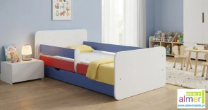 Łóżko dziecięce z szufladą BRICKS N20S 180x90 Almer Meble