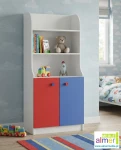 Regał dla dziecka BRICKS N41 80x40x175,5 cm - kolorowy