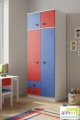 Szafa dziecięca BRICKS N8+N 80x227x53 cm – Wysoka szafa z nadstawką