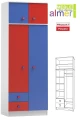Szafa dziecięca BRICKS N8+N 80x227x53 cm – Wysoka szafa z nadstawką