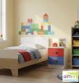 Szafka Nocna Dziecięca BRICKS N18 40x40 cm - Uchwyty Klocki