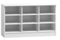 Komoda dziecięca BRICKS N14 120x47x82 cm Biała | Solidna Płyta 18mm