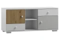 Komoda ARTISAN Y32 120x40 Loft | Dąb Artisan / Biały | Cichy Domyk