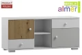 Komoda ARTISAN Y32 120x40 Loft | Dąb Artisan / Biały | Cichy Domyk