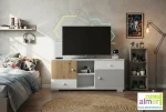 Komoda ARTISAN Y32 120x40 Loft | Dąb Artisan / Biały | Cichy Domyk