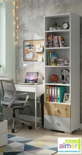 Regał ARTISAN Y29 50x40x190 cm – Dąb Artisan | Nowoczesny Słupek