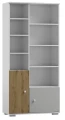 Regał ARTISAN Y22 90x40 – Dąb Artisan / Jasny Szary / Biały