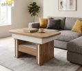 Mała Ława L24 z Szufladą Podnoszona Rozkładana 100(+40)x60 w.60(+15) Ławostół Stolik