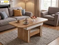 Mała Ława L24 z Szufladą Podnoszona Rozkładana 100(+40)x60 w.60(+15) Ławostół Stolik