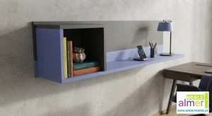 Półka wisząca BLUE Y8 110x26 cm – Nowoczesna półka ścienna