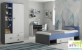 Regał do pokoju młodzieżowego BLUE Y6 90x40 Almer Meble