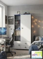 Regał do pokoju młodzieżowego BLUE Y6 90x40 Almer Meble