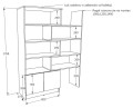 JOY N37 regał z regulacją dla dzieci 80(140)x40 w.202