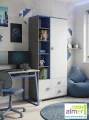 Regał do pokoju młodzieżowego BLUE Y6 90x40 Almer Meble