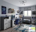 Komoda dla dzieci BLUE Y5 90x40 cm, wysokość 100 cm – nowoczesna komoda młodzieżowa z opcjonalnym systemem cichego domyku 