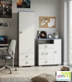 Wąska szafa młodzieżowa BLUE Y2 50x40 do pokoju dziecka / nastolatka