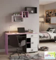 Młodzieżowa półka wisząca PINK YP2 (115x75 cm) - Różowa półka do pokoju dziewczęcego