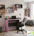 Młodzieżowa półka wisząca PINK YP2 (115x75 cm) - Różowa półka do pokoju dziewczęcego