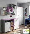 Nowoczesna komoda młodzieżowa PINK Y31 do pokoju nastolatki (120x40 cm)