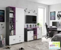 Nowoczesna komoda młodzieżowa PINK Y31 do pokoju nastolatki (120x40 cm)