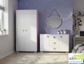 Szafa młodzieżowa PINK Y23 do pokoju nastolatki 90x53 wys. 190 cm