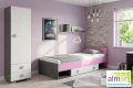 Szafa młodzieżowa PINK Y2 50x40 cm, wys. 190 cm – nowoczesna i pojemna