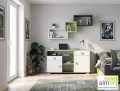 Nowoczesna półka ścienna GREEN YP2 do pokoju młodzieżowego 115x75