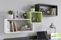 Nowoczesna półka ścienna GREEN YP2 do pokoju młodzieżowego 115x75