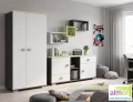 Nowoczesna półka ścienna GREEN YP2 do pokoju młodzieżowego 115x75
