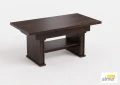 Ławostół L29 Orzech Ciemny 130(+2x40)x70 w.60(+15) podnoszony rozkładany  Stół Ława 