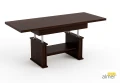 Ławostół L29 Orzech Ciemny 130(+2x40)x70 w.60(+15) podnoszony rozkładany  Stół Ława 