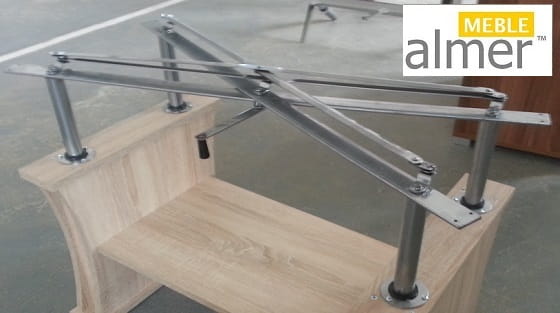Nowoczesny Ławostół L15 Dąb Artisan 120-200 cm | Ława i Stół 2w1 z Półką